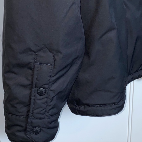 The North Face Mens Jester Reversible Quilted Bomber Jacket Medium Black Blue - Picture 14 of 16